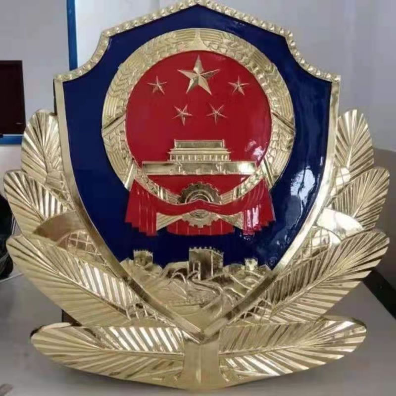 1米警徽制作廠家